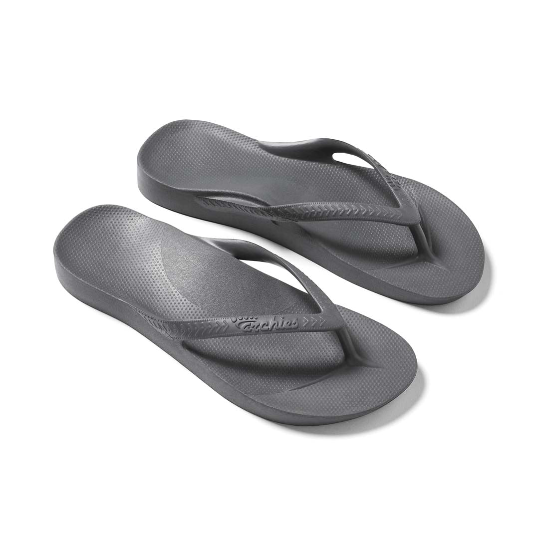 Arch Support Thongs - Classic - Charcoal - Image 13