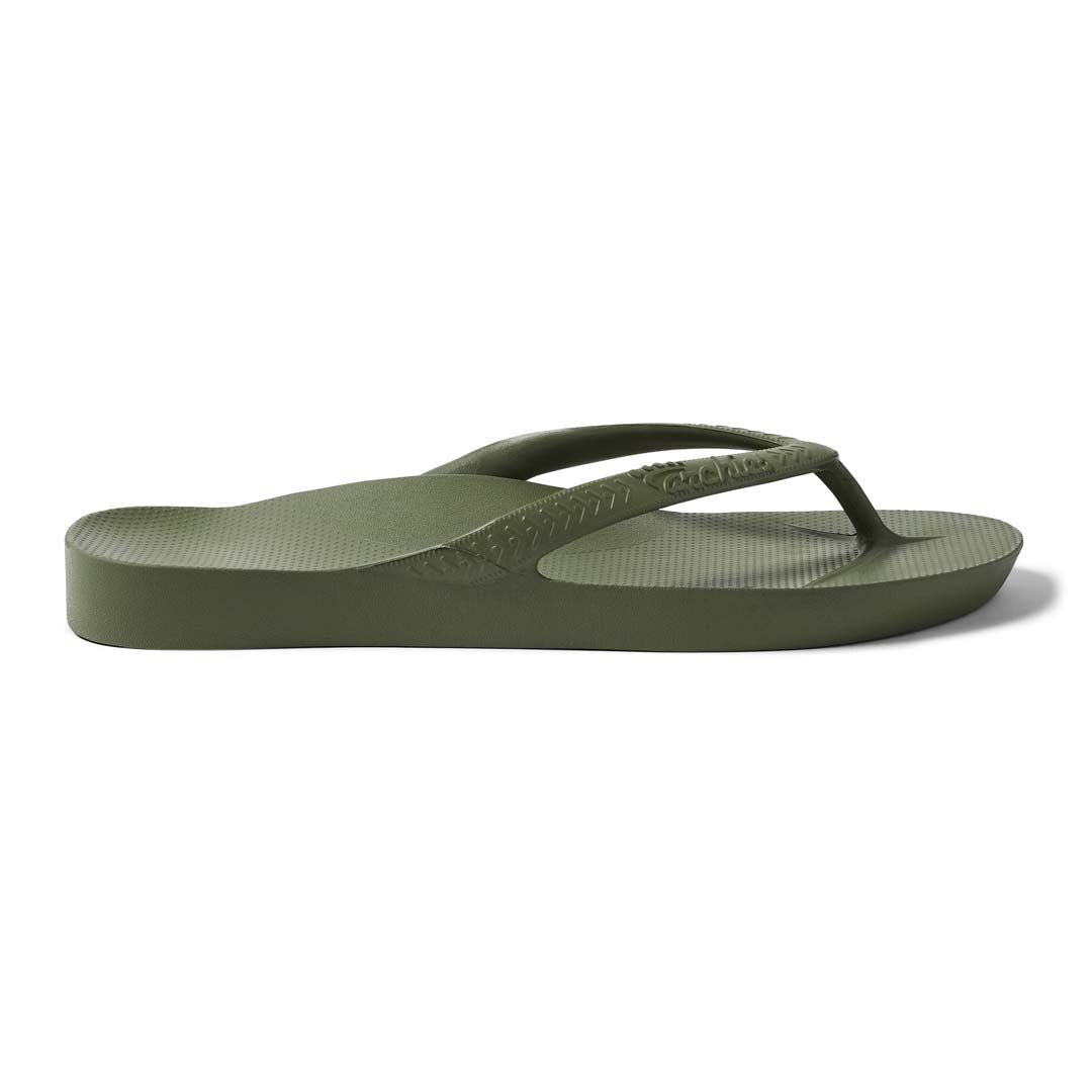 Arch Support Thongs - Classic - Olive - Image 8