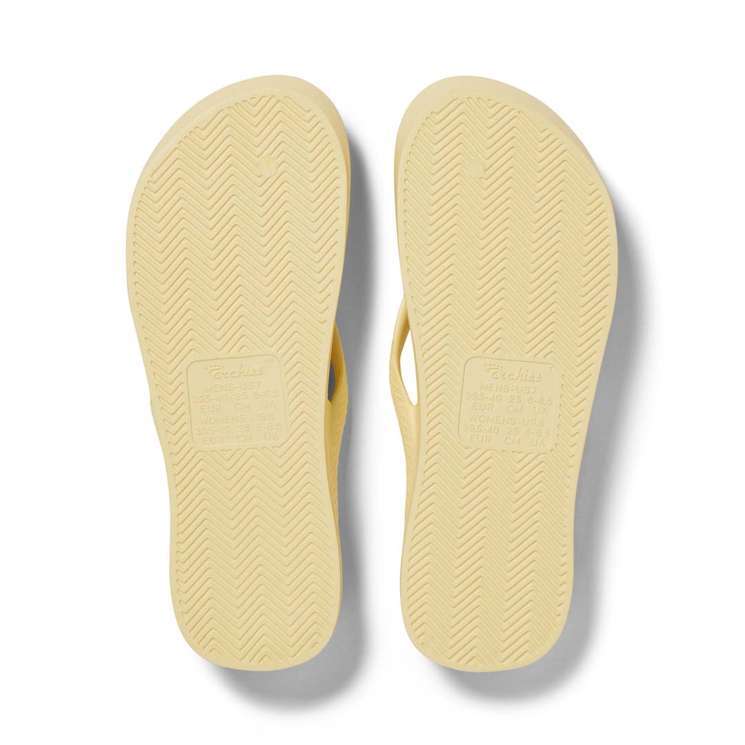 Arch Support Thongs - Classic - Lemon - Image 12