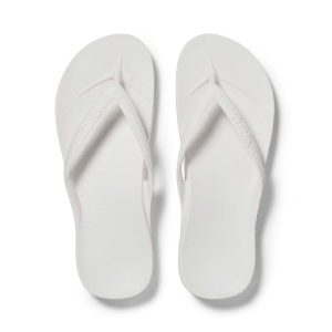 Arch Support Thongs - Classic - White
