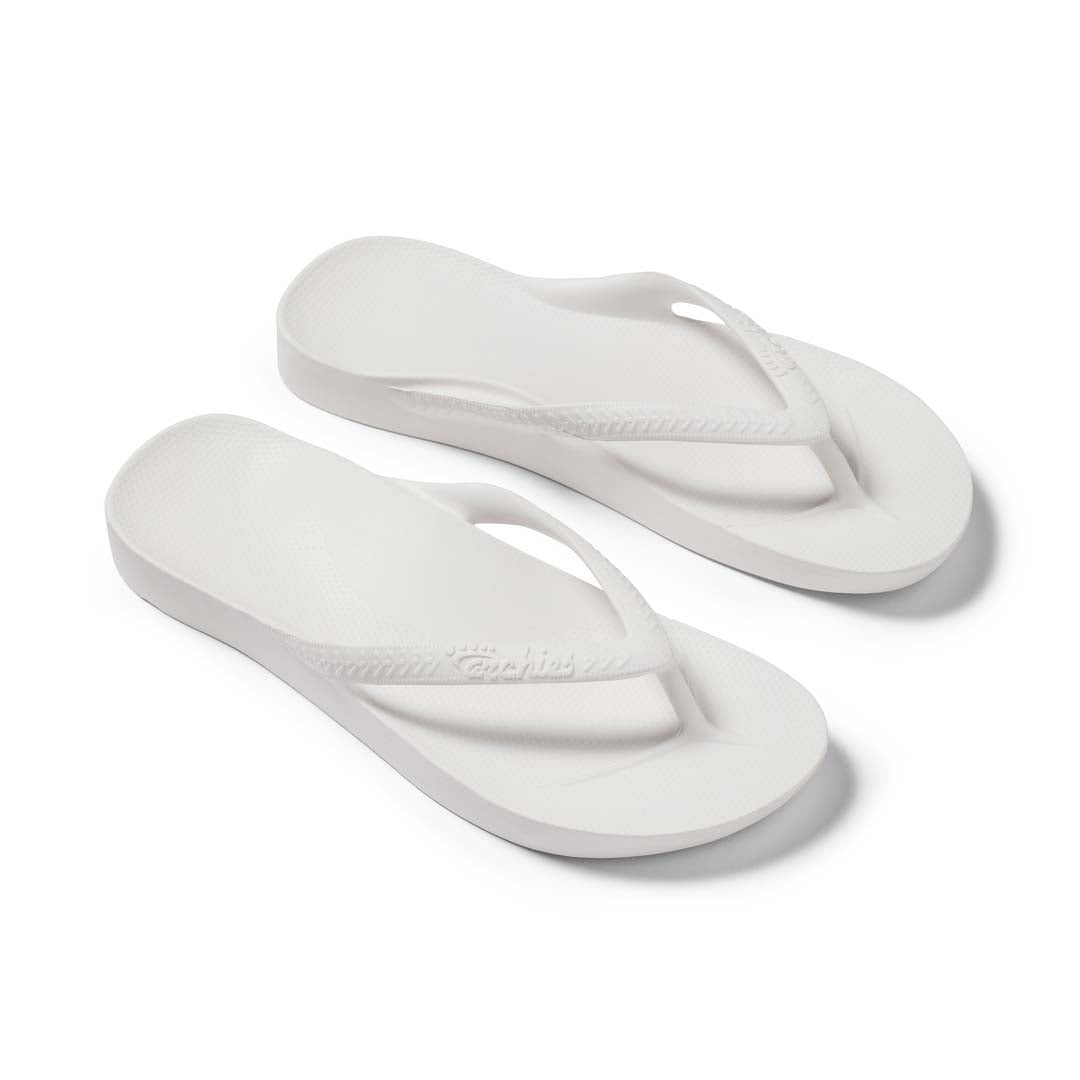 Arch Support Thongs - Classic - White - Image 14