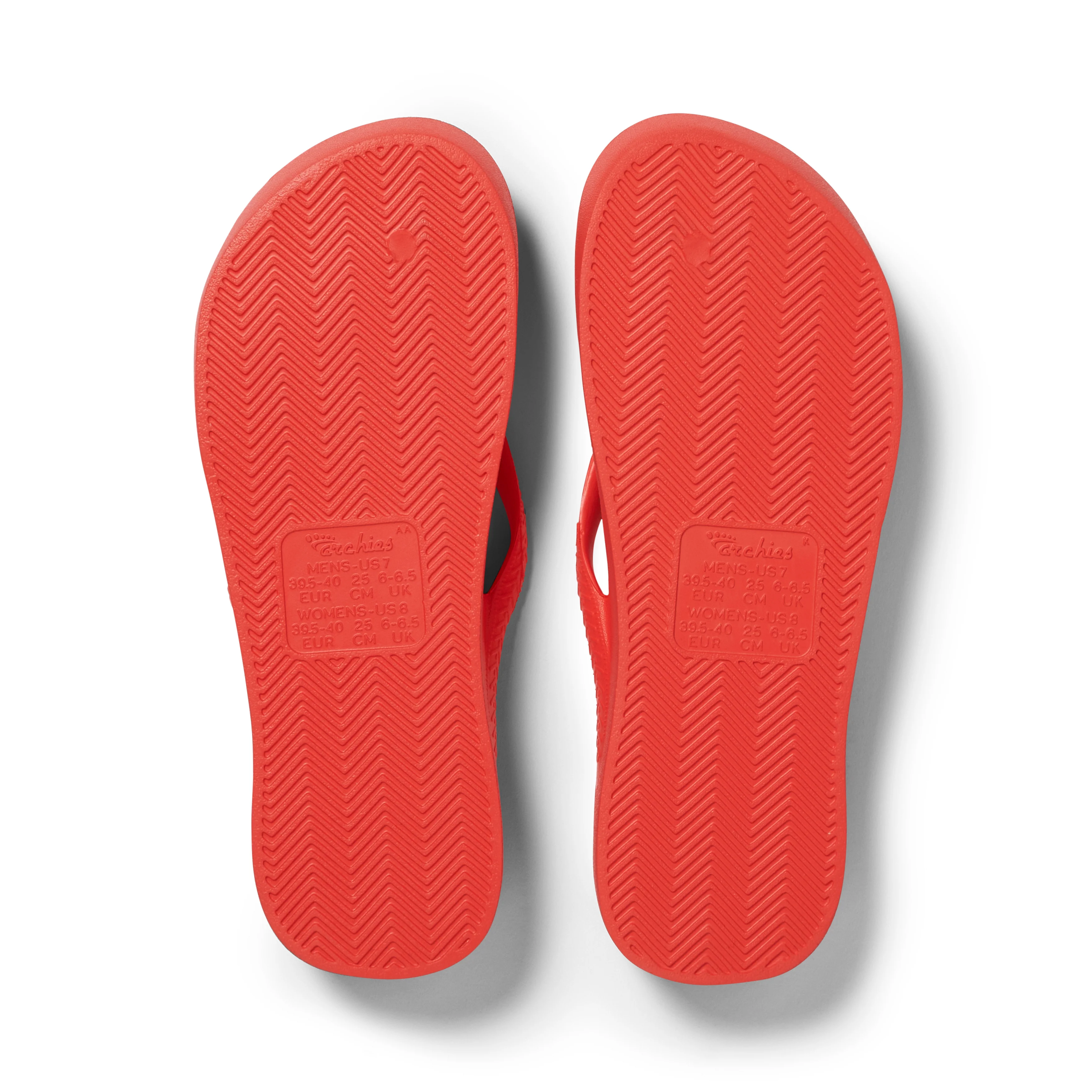 Kids - Arch Support Thongs - Coral - Image 10